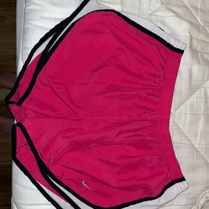 Pink Nike shorts